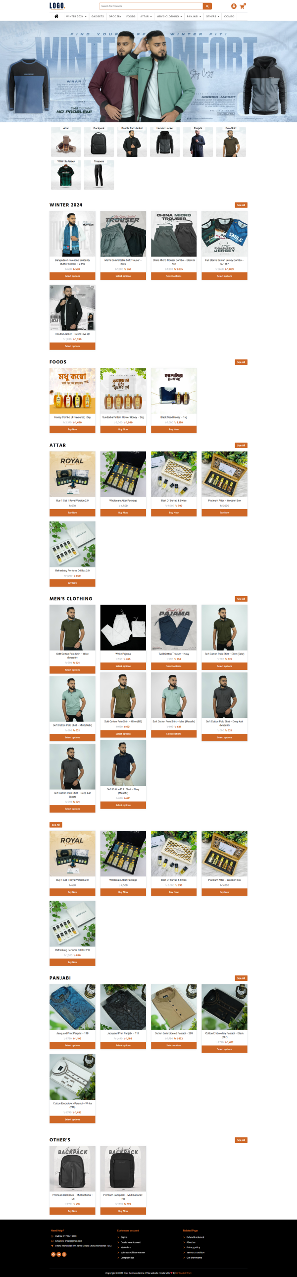 E Shop Bd Ecommerce WordPress Website