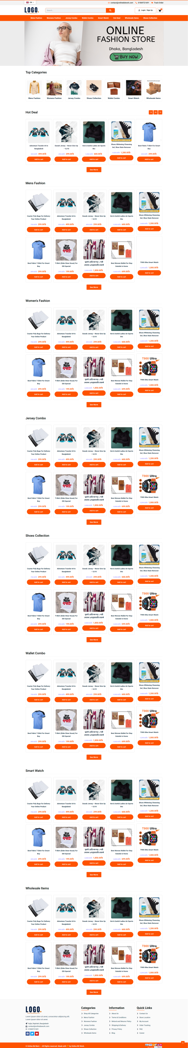 Organic Items Ecommerce WordPress Website bdecho