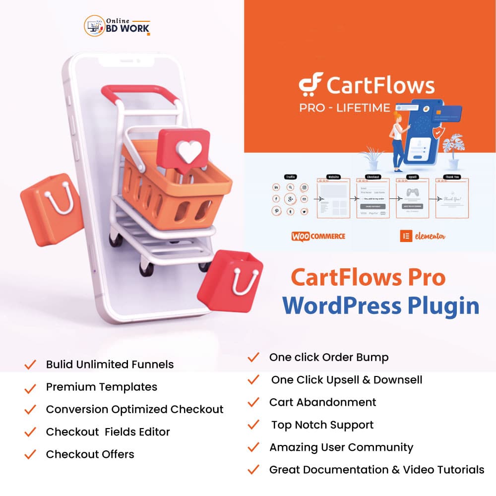 CartFlows Pro – High-Converting WooCommerce Funnel Builder Plugin